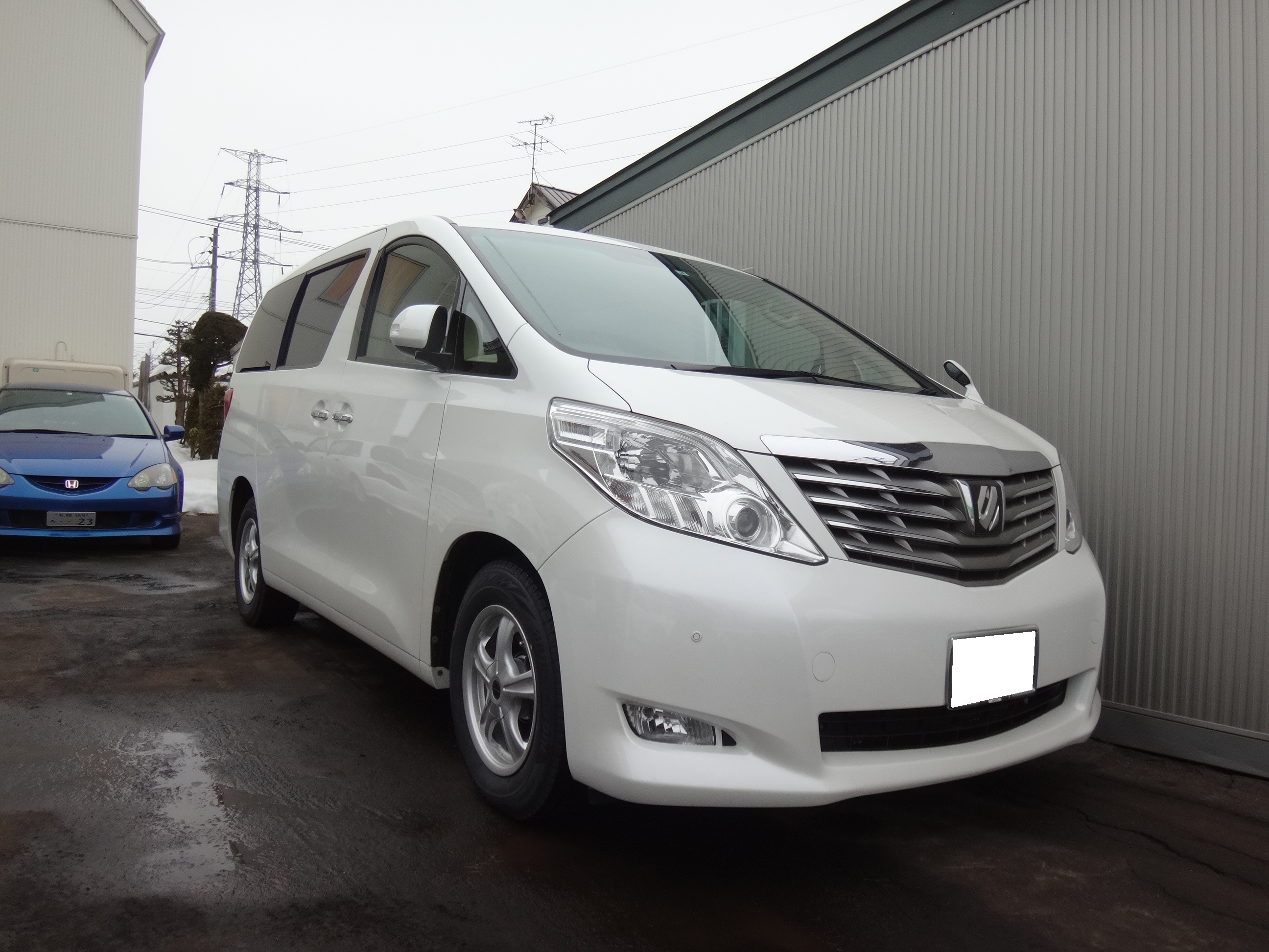 アルファード 240S 前期(ANH20) 純正 イチコー 破損無 取付OK フロントグリル 070 カメラ付 53101-58130 / 53101-58130 k076520 42-1795☆AFS無 前期 HID ANH20W アルファード☆左ヘッドライト 240S