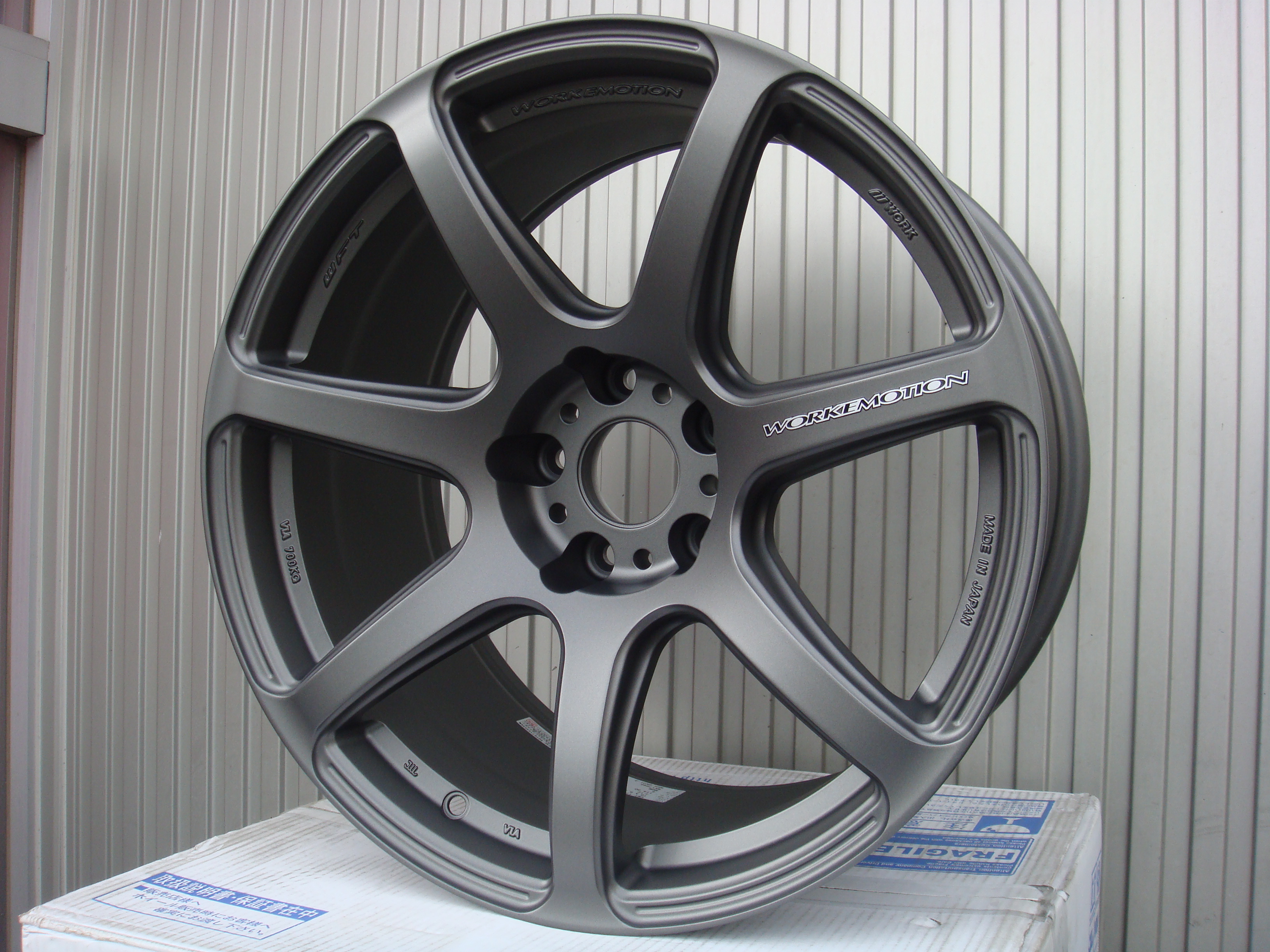 アルミホイール ワーク エモーション T7R マッドカーボン