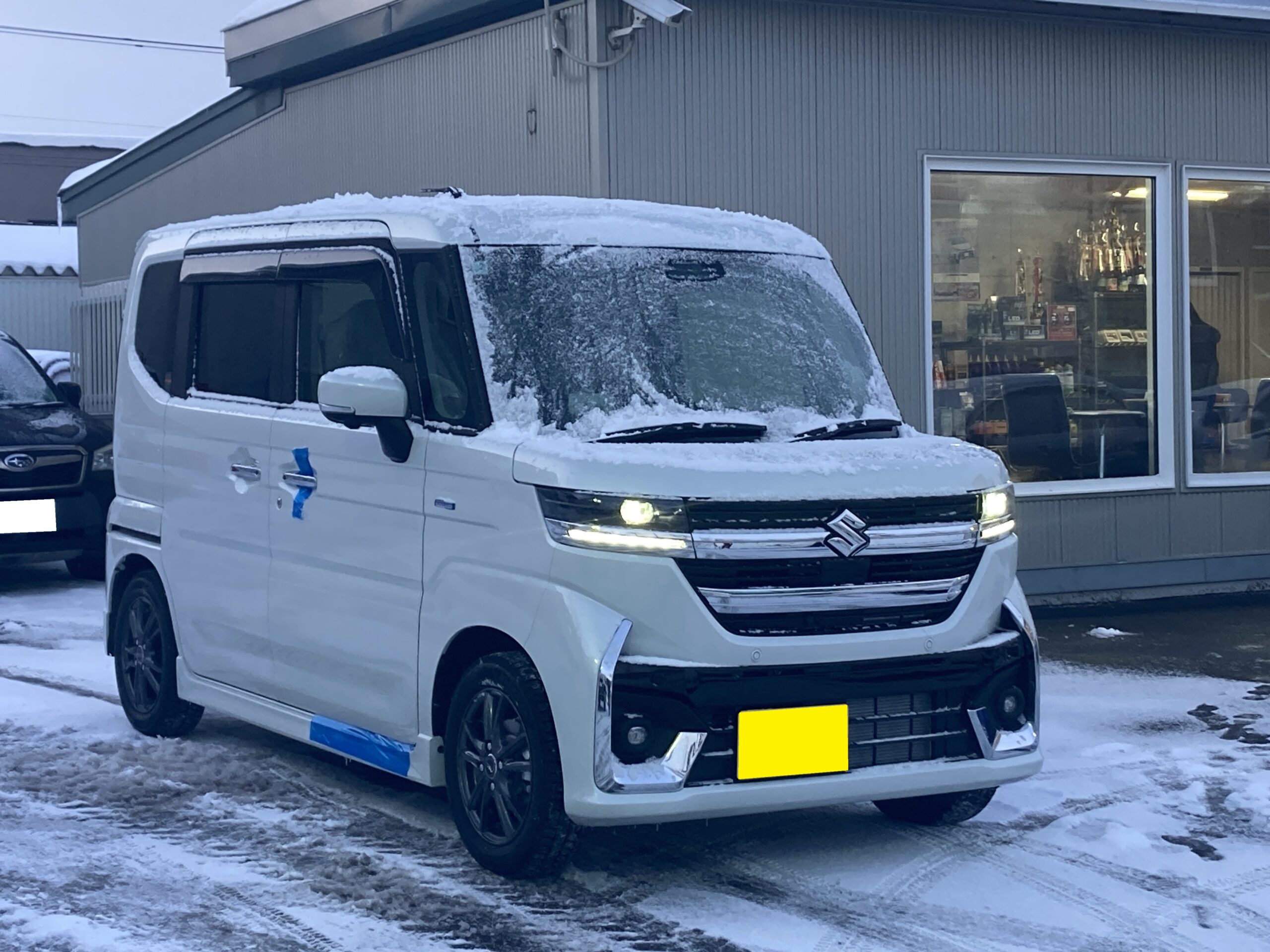 スペーシアカスタム　MK54S 新車外し 再出品新車外し未走行スズキMK54Sスペーシアカスタムターボ大幅