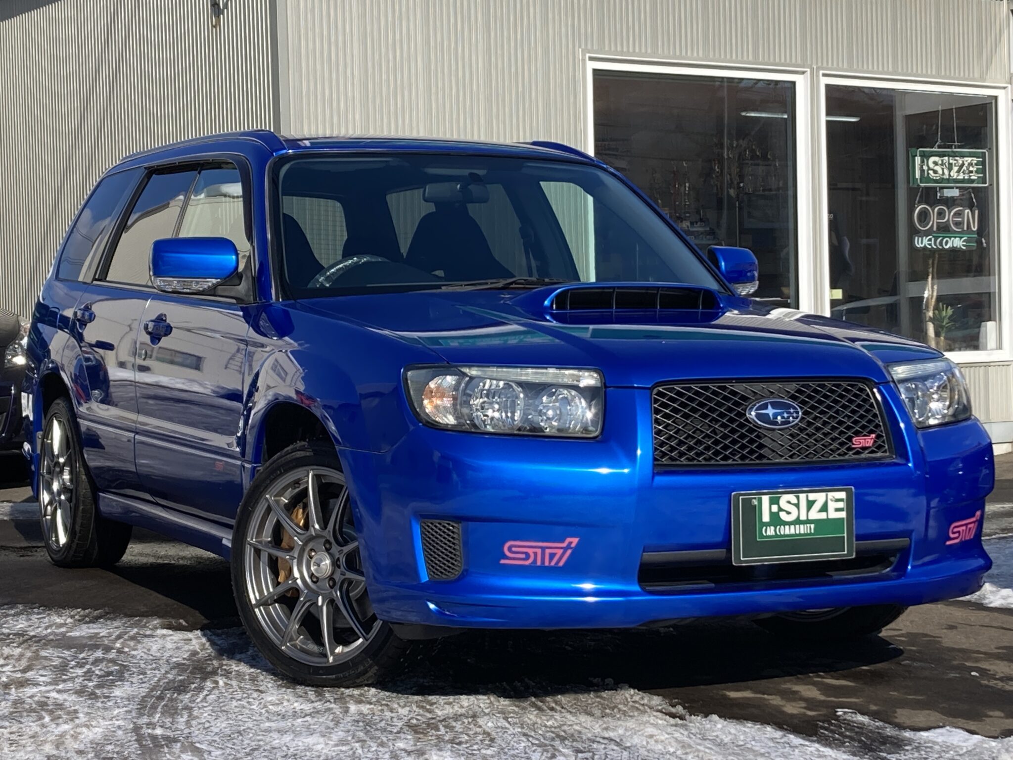 スバル、フォレスター、ＳＴＩ、ＳＧ９、６ＭＴ、ＥＪ２５、後期、ワンオーナー、イサイズ札幌、