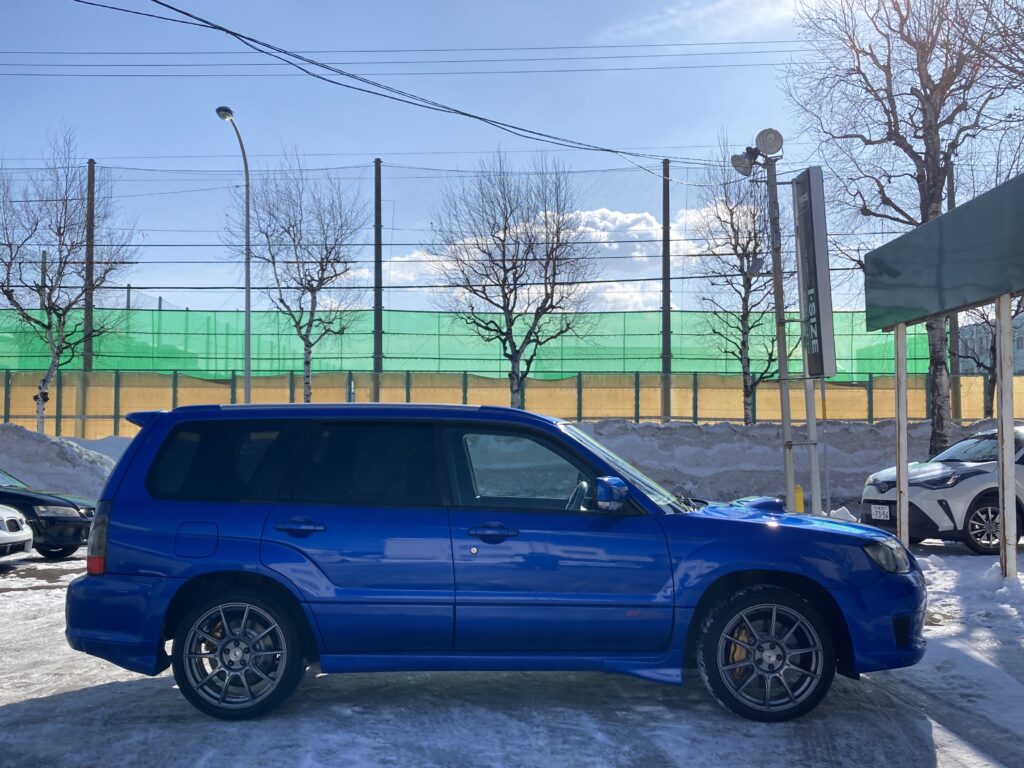 スバル、フォレスター、ＳＴＩ、ＳＧ９、６ＭＴ、ＥＪ２５、後期、ワンオーナー、イサイズ札幌、