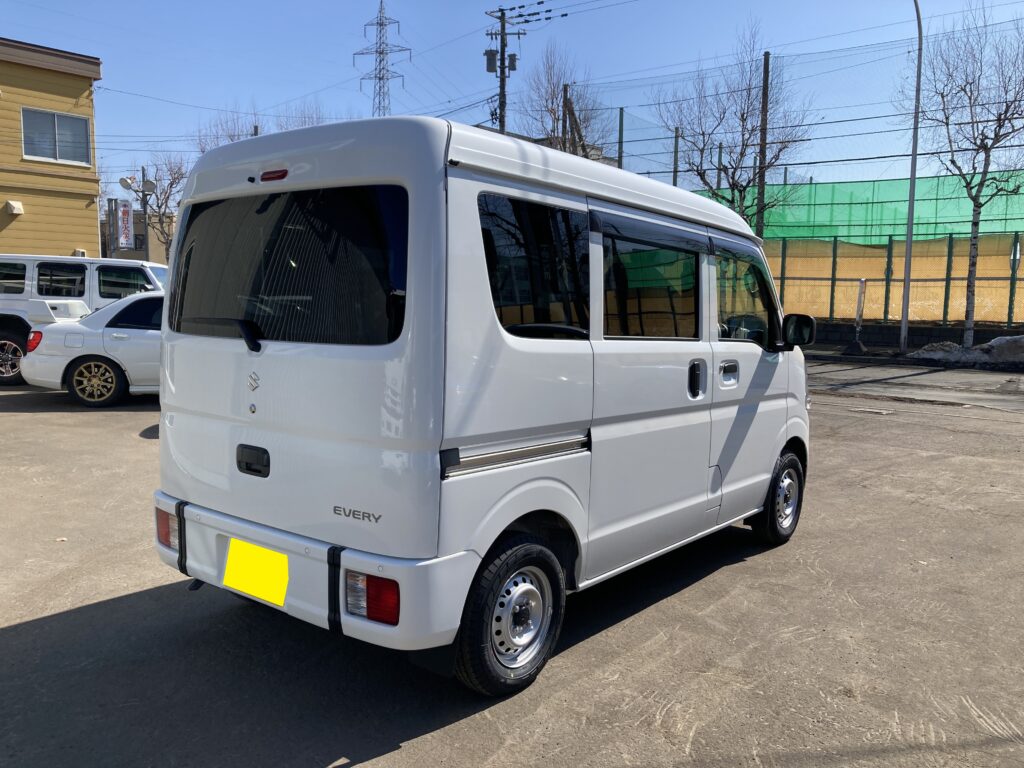 スズキ、エブリィ、DA17V改、車いす移動車、6型、4WD、札幌、イサイズ、新車、販売、軽自動車、WURTH、ウルト、防錆剤、アンダーコート、フロアワックス、