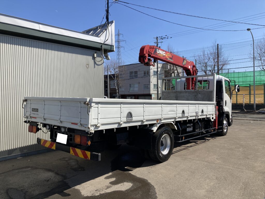 いすゞ、フォワード、ユニック、４ｔ、ＦＲＲ９０Ｓ１、４段クレーン、トラック、札幌、イサイズ、中古車、注文、販売、