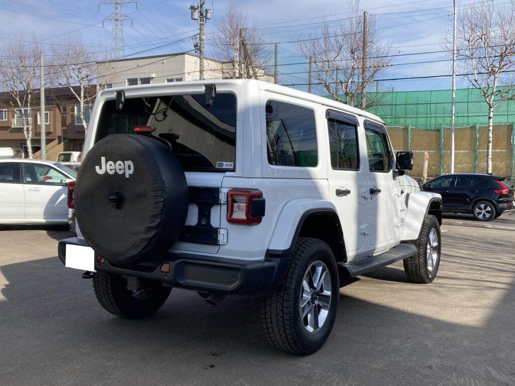ジープ、ラングラー、アンリミテッド、サハラ、リフトアップ、札幌、イサイズ、中古車、販売、